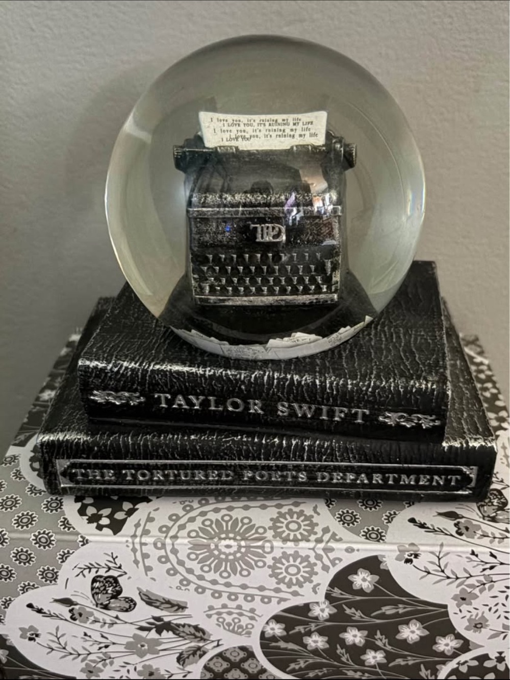 Taylor Swift TTPD Snow Globe